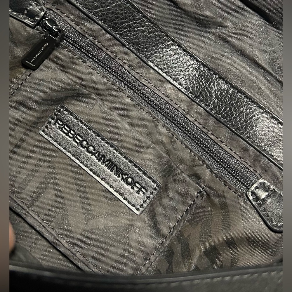 Rebecca Minkoff - small black leather handbag - Picture 5 of 11